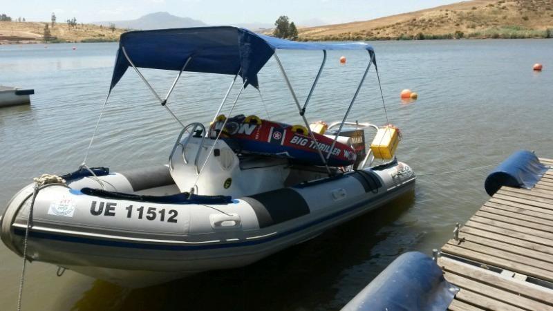 Semi rigid yamaha 90hp rubber duck