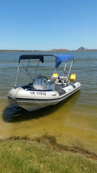 Semi rigid yamaha 90hp rubber duck