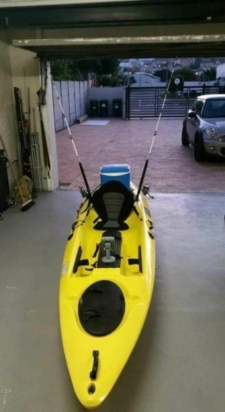 Kayak with Equipment