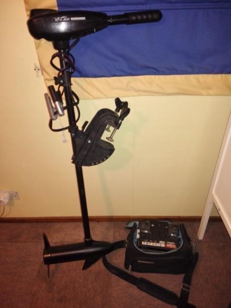 Trolling motor and battery for sale