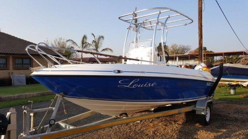 2 x Evinrude E-Tec 90hp Motors On 19Ft Deep Sea Fishing Boat
