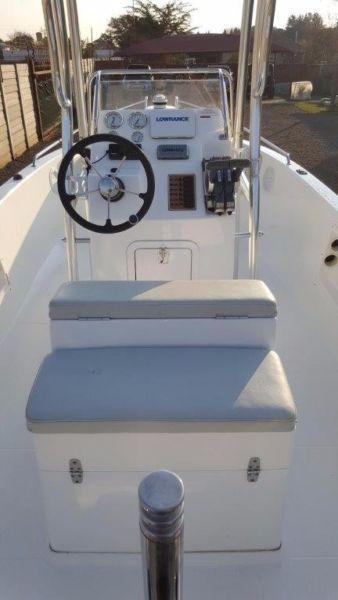 2 x Evinrude E-Tec 90hp Motors On 19Ft Deep Sea Fishing Boat