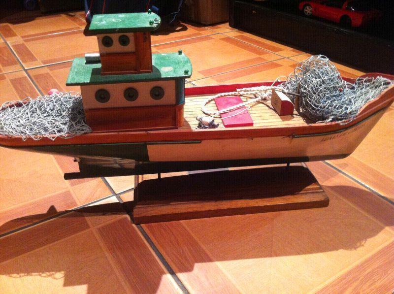 Collectors Model Fishing Boat