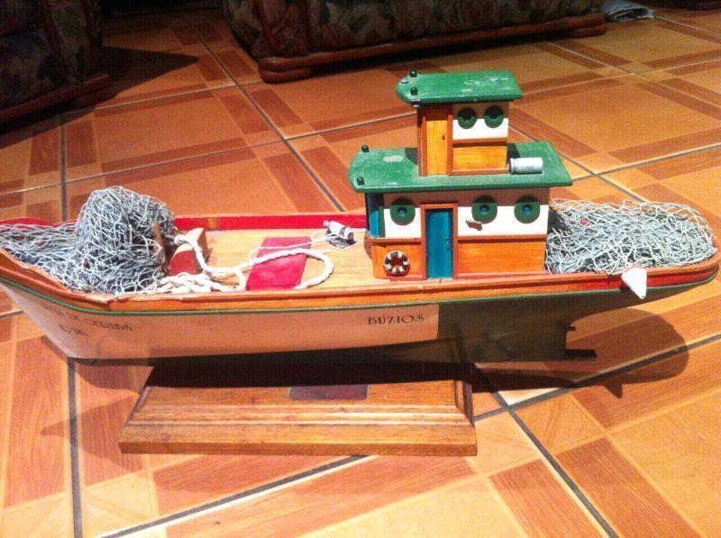 Collectors Model Fishing Boat