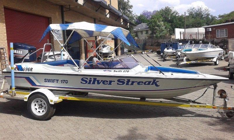 Swift 170 with Yamaha 200 HP outboard engine excellent condition, full service - Linex Yamaha
