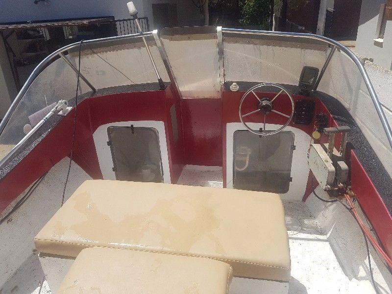 Diepsee boot met 2 x 55 Mariners