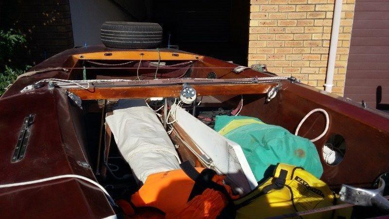 Flying Dutchman style sailing dinghy for sale - good condition, new and licensed trailer included Urgent