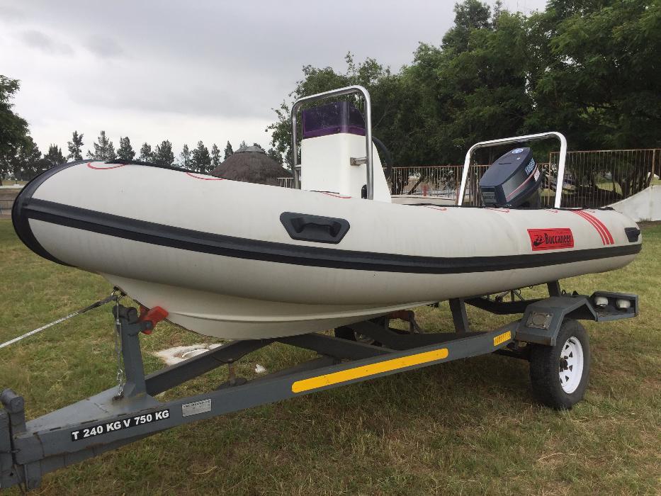 Buccaneer 4.7m Semi rigid centre consol inflatable with Yamaha 60hp mo
