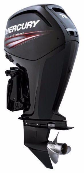 2 x 75Hp Mercury Outboard Motors