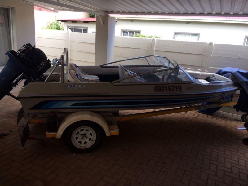 Yamaha 90 raven 16ft