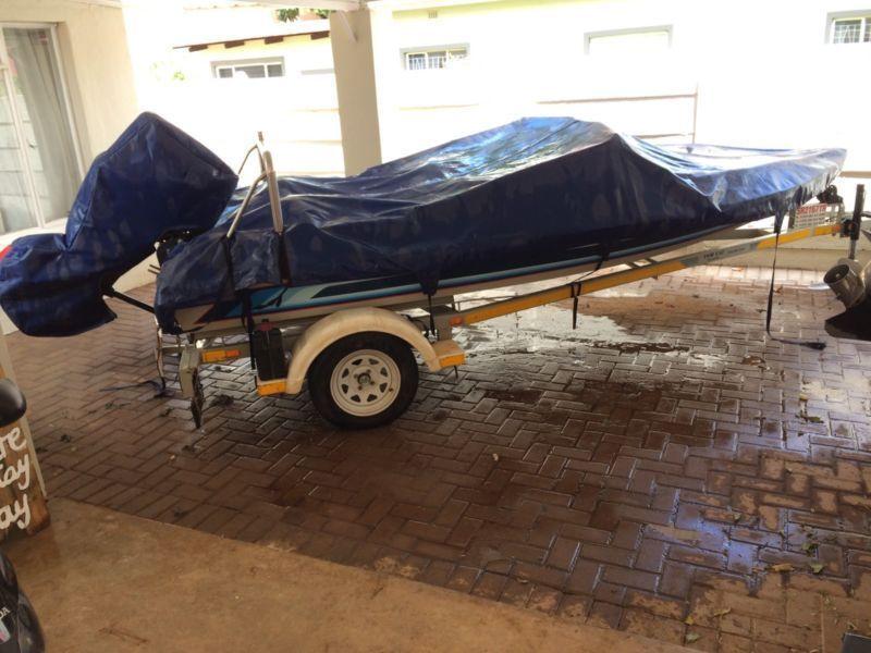 Yamaha 90 raven 16ft