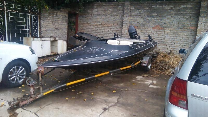 Boat and trailer for sale still working and