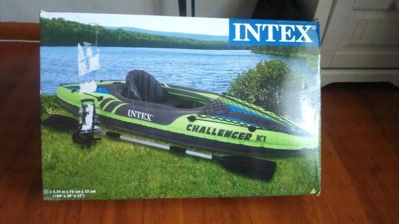 Intex challenger K1 kayak