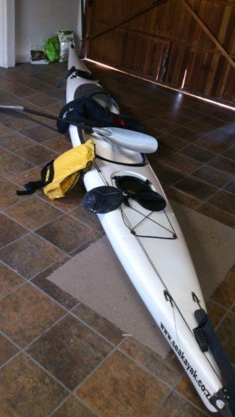 Paddleyak Sea Kayak Single sit on + all accessories
