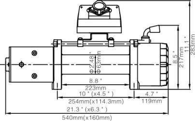 WINCH RUNVA EWX 9500S LB BRAND NEW (M)