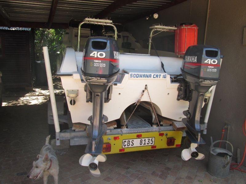 Sodwana Cat with 2 X 40 Yamahas - with many extras
