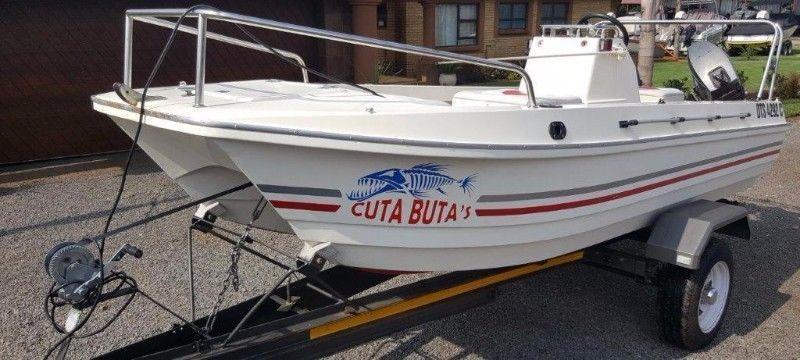 2 x Mariner 30Hp Outboard Motor on Super Cat 14Ft