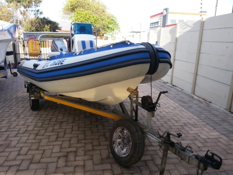 Infanta 4.7m fully rigged with Mariner 60hp Bigfoot with T&T