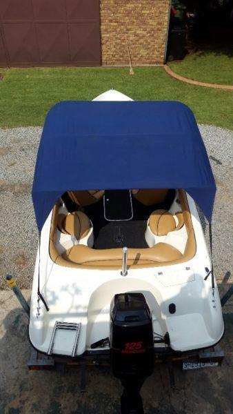 Sensation 18ft with125hp Mercury