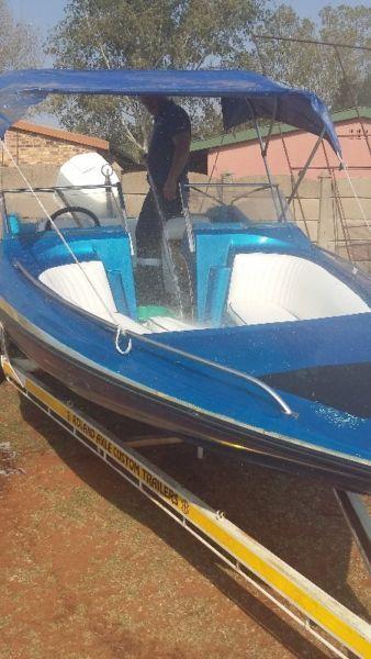 Raven Boat and Trailer for sale