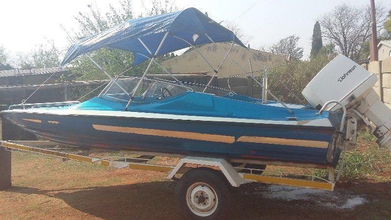 Raven Boat and Trailer for sale