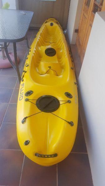 Fluid Synergy 2 steater Kayak for sale