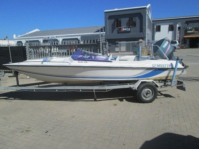 Swift 170 with 115HP V6 Yamaha