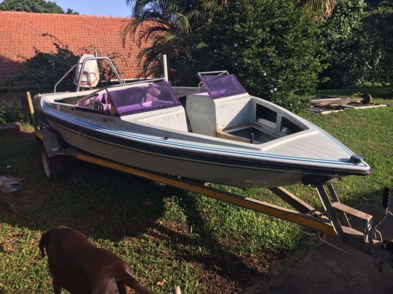 Mallards Swift Bowrider 15'6 with Suzuki 85hp