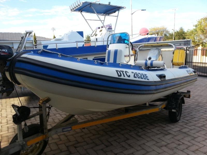 4.7m Infanta Rib.Fully rigged with 60hp Mariner Bigfoot with T/T