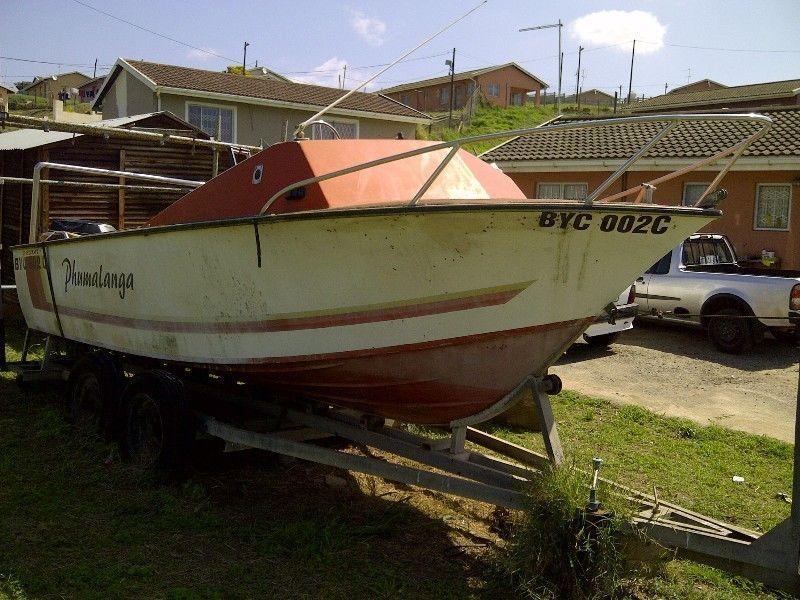 19ft Coast craft mono hull stripping for spares