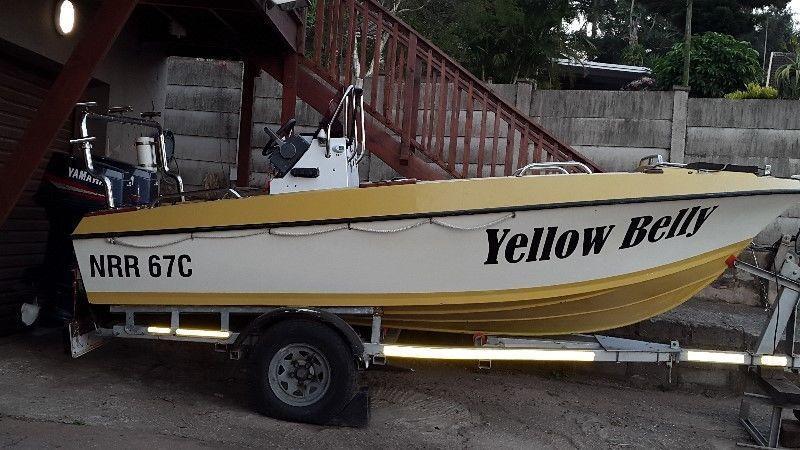16 FT ACE CRAFT 2 X YAMAHA 50 /SWAP FOR 2 X 85 YAMAHAS
