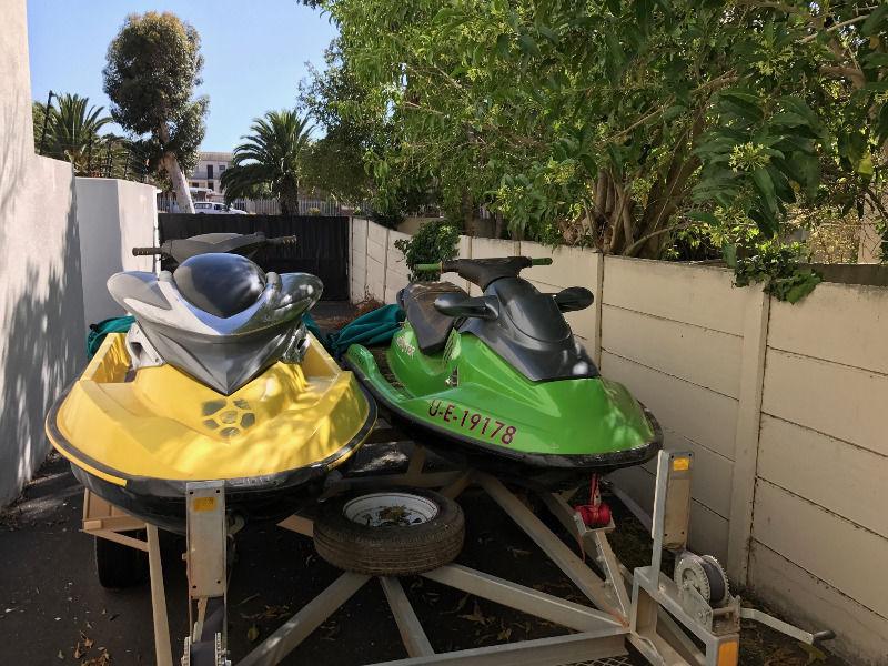 Sea Doo RXP and GSX Limted with Trailer
