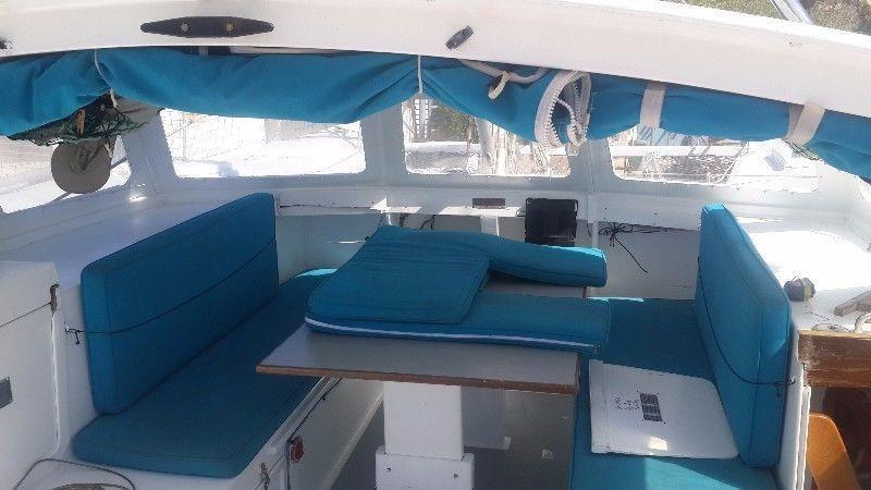 GOOD DEAL!!! Make an Offer! 35 Ft Coral Sea catamaran for sale R749k neg. Call Ange` 082 883 0799
