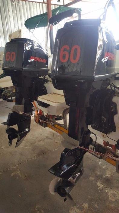 2 x Mercury 60Hp Outboard Motors