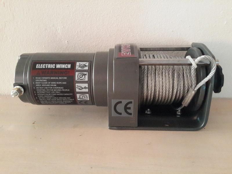 RUNVA EWK2000 LBS 12V electric cable winch