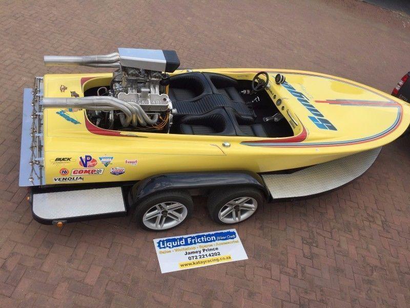 1969 Sanger Race Craft with Edelbrock 481 Rodeck 8L V8
