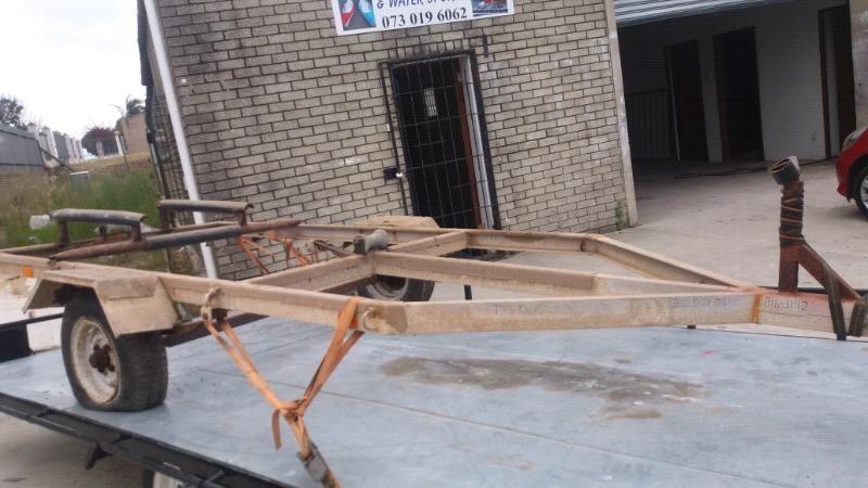 Galvanized boat trailer