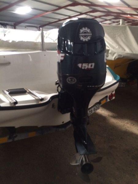 Wakester 17 powered by 150 Evinrude