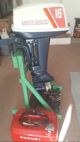 16 hp Suzuki outboard for sale