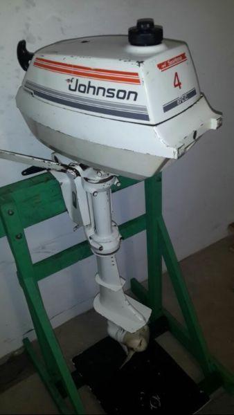 4 hp Johnson outboard for sale