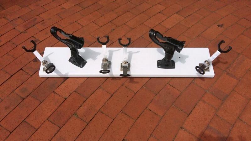 Rod holders and base plate