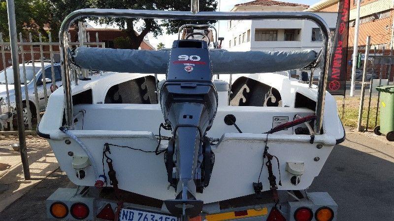 2013 EXPLORER 465 1 X YAMAHA 90HP