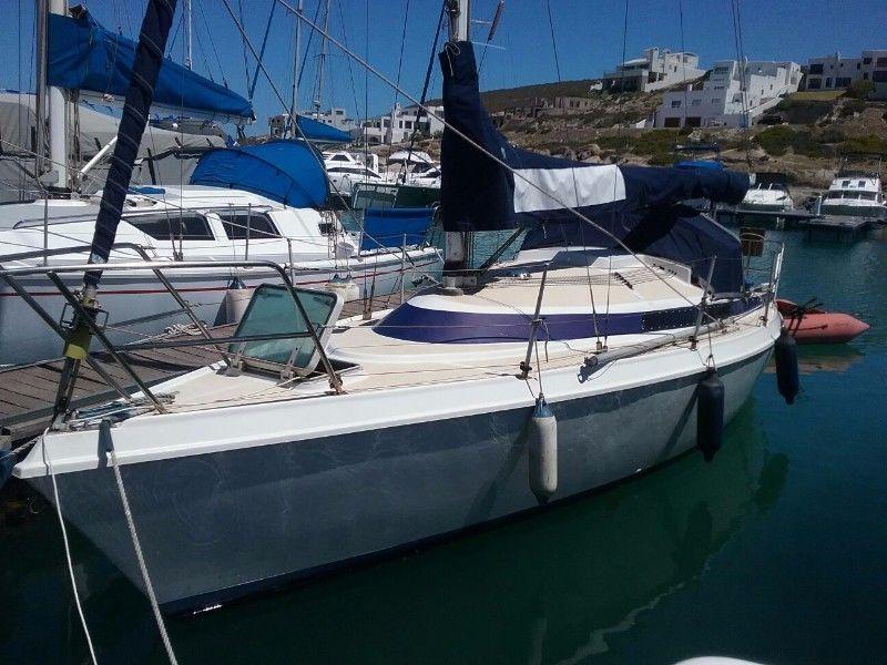 S 26 ft Cruising version for sale @ R95 000 on rental mooring WC. Call Anje` 0828830799 to view