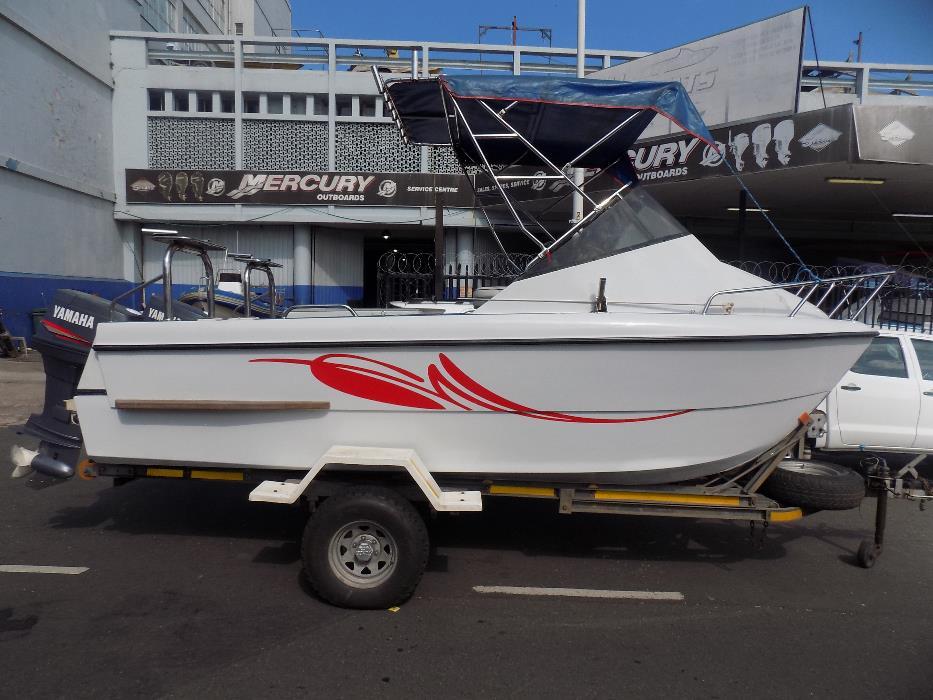 Cobra cat 525 on trailer 2 x 90 hp yamaha