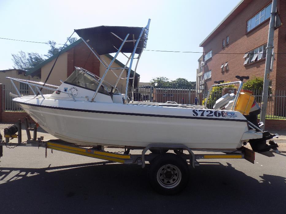 Swift 165 on trailer 2 x 60 hp mariner big foots low hours