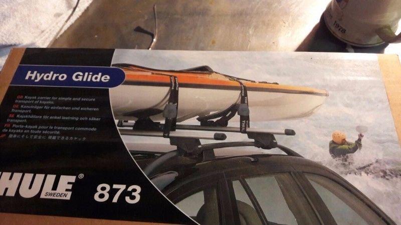Thule Lockable Roof Rack & Supports For Kayak/Canoe FOR SALE