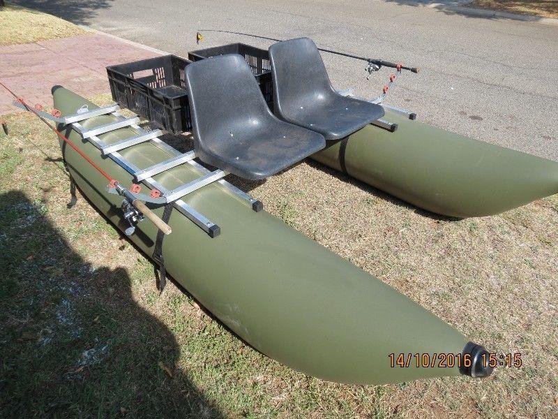 BASS PRO X 2 SEATER PONTOON KICK BOAT