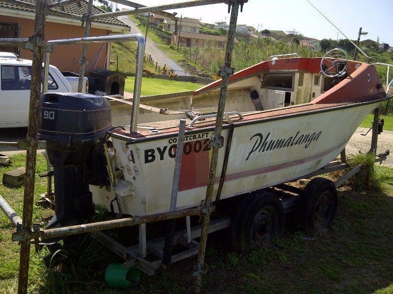 19ft Coast craft mono hull stripping for spares