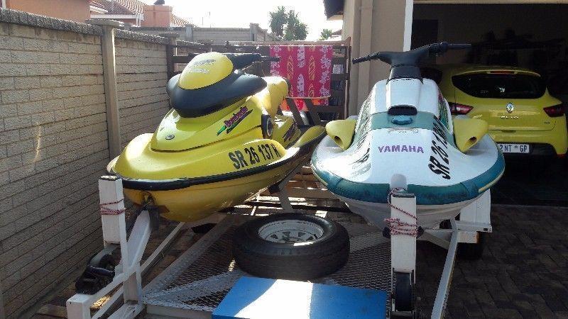 Jetski seadoo and Yamaha
