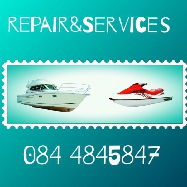 All Repairs & Services done on Boats, Jetskis, Caravans & Trailers etc